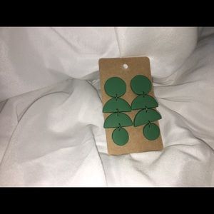 Polymer clay stud earrings